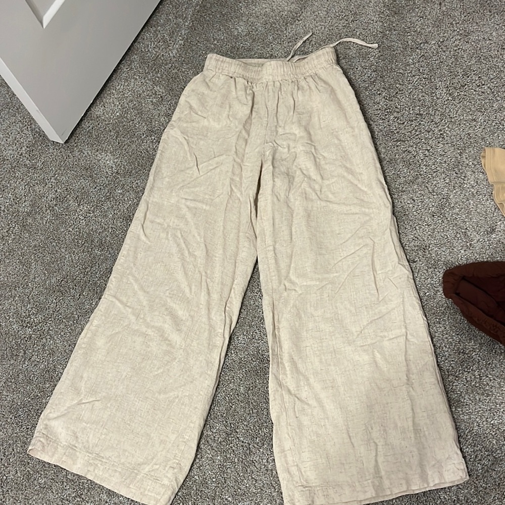 Linen Pants with Pockets